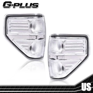Fit For 09-14 Ford F-150 Pickup Chrome/Clear Rear Tail Lights Brake Lamps - Picture 1 of 8