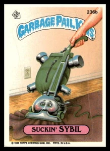 1986 Topps Garbage Pail Kids Series 6 #236b Suckin' Sybil - Bild 1 von 2
