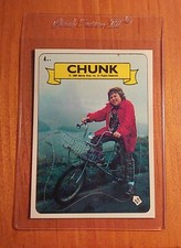 1985 TOPPS THE GOONIES STICKER CARD -  CHUNK MINTY  #4  VINTAGE  SHUFFLE