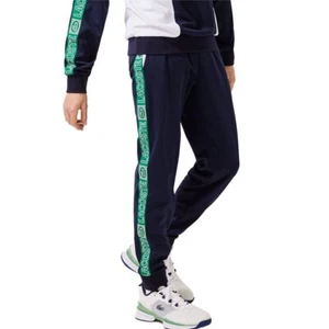 NEW RUNWAY UNISEX LACOSTE 2 BOTTOMS JOGGERS TRACK PANT BLUE LTD ED XXS - Picture 1 of 13