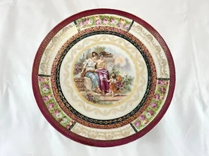 Rare 1920s Erdmann Schlegelmilch Prov Saxe E S 11" Decorative Wall Hanging Plate - Picture 1 of 12