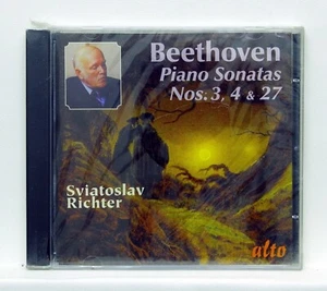 SVIATOSLAV RICHTER – BEETHOVEN piano sonatas nos.3, 4 & 27 ALTO CD STILL SEALED - Bild 1 von 2