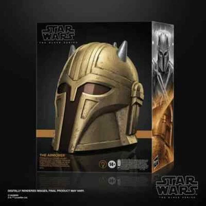 Hasbro The Black Series Star Wars: The Mandalorian The Armorer Electronic Helmet - Picture 1 of 8