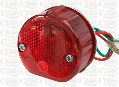 BSA Bantam D3 Wipac style S446 Stop/Tail light to suit (Twin Filament) — 第 1/1 张图片