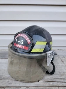 Vintage St. Paul Mn. Fire Department Fireman Helmet Hard Hat PFD VTG - Picture 1 of 7