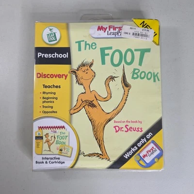 LeapFrog Foot Book Dr Seuss My First LeapPad Interactive Book & Cartridge - Image 1 of 4