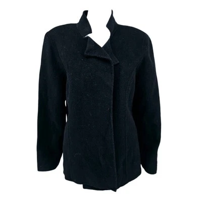 Suéter Caridgan de lana negro 16W Bloomingdale's para mujer Foto 1 de 4