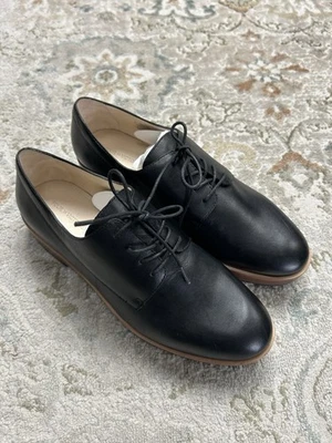 Oxford Pour La Victoire Talla 6 Negro Mujer Plataforma Cuero TOTALMENTE NUEVOS Foto 1 de 4