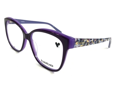 Monturas de gafas Bebe BB5214 502 CIRUELA púrpura azul ojo de gato borde completo 54-14-135 Foto 1 de 4