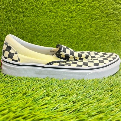 Tênis esportivo Vans clássico quadriculado feminino tamanho 9 preto - Imagem 1 de 4