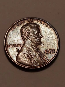 1978 lincoln penny no mint mark - Picture 1 of 2