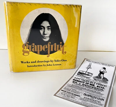 Grapefruit by Yoko Ono; Intro by Beatles John Lennon; 1970 Stated First Edition - Image 1 of 4