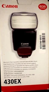 Brand New Canon Speedlite 430EX Flash Unit (CZ6-9496) - Picture 1 of 3