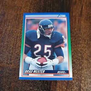 Score Brad Pattern Chicago Bears #17 1990 - Imagen 1 de 2