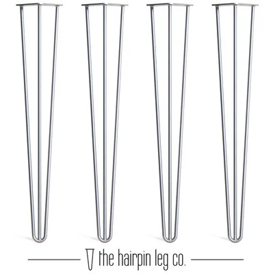 LIQUIDACIÓN DE EXCESO - 4x patas de mesa horquilla + tornillos, patas guía y protector Foto 1 de 4