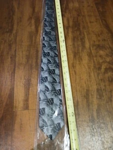Vintage new old stock Men's Tie gray, black white - Picture 1 of 5