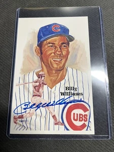 BILLY WILLIAMS Signed Perez Steele 1987 Post Card #1434/10,000; PSA Cert AM64521 - Picture 1 of 2