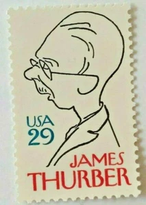 JAMES THURBER - 29 cent COMMEMORATIVE STAMP - USPA 1995 MNH - Afbeelding 1 van 1