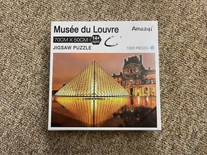 Puzzle Amazqi 1000 pz set regalo gioco puzzle 70 cm x 50 cm (Museo del Louvre) - Foto 1 di 1