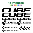 CUBE Stickers x 14 Adhesive vinyl decals