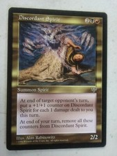 MTG Magic the Gathering English Discordant Spirit 1996 Mirage NM