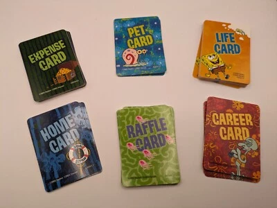 2005 Game of Life SpongeBob SquarePants -Replacements (Expense, Life, Etc Cards) - Image 1 of 4