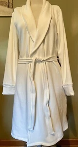 House of Harlow 1960 White Wrap Belted Robe, Size Large. New W/no Tag. Spandex - Picture 1 of 16