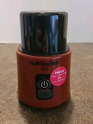 Nutribullet Go Motor Base w/ Blade Cover NBG-100 Cinnamon Tested - Image 1 of 3