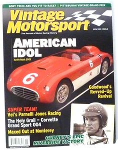 Vintage Motorsport Magazine November December 2006 Parnelli Jones Corvette - Picture 1 of 2