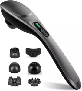 Electric Handheld Back Massager Cordless Full Body Deep Tissue Percussion Relief - Picture 1 of 10
