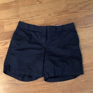 J CREW 100% Cotton Broken in Chino Boyfriend Navy Blue Shorts Sz 10 ❤️tb55 - Picture 1 of 4