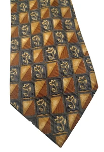 ERMENEGILDO ZEGNA Disegno Esclusivo Multi Color Silk Tie Made In Italy - Picture 1 of 7