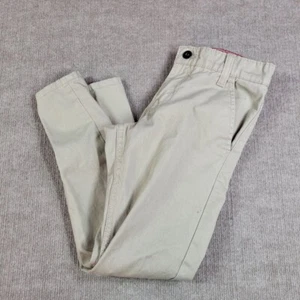 Levi's 508 Chino Pants Boys 8 Beige Khaki Tapered Leg Flat Front Regular Fit - Picture 1 of 10