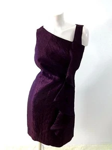 AGB DRESS WOMENS PURPLE POLY RAYON NYLON EVENING DRESS SIZE 6 - Picture 1 of 3