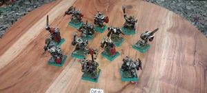 Warhammer Fantasy AOS Slaves to Darkness Chaos Warriors OOP Decent Painted X12 - Picture 1 of 24