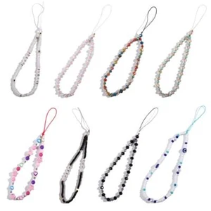 Cell Phone Chain Hanging Rope Mobile Phone Straps Phone Lanyard Crystal Pendant - Photo 1/12