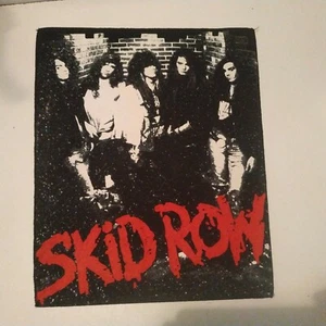 Vintage SKID ROW Unused 80s BACK PATCH heavy metal - Picture 1 of 11