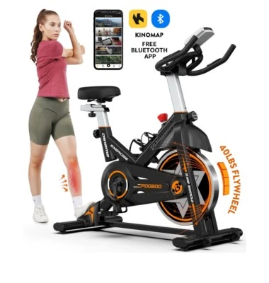 New Home Magnetic Fitness Bike Stationary Indoor Cycling With Bluetooth Sensor - Image 1 of 4