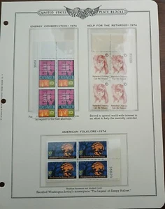 U.S - 1974 - 3 BLOCKS OF 4 STAMPS MNH - #246 - Picture 1 of 1