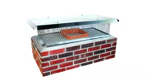 17" x 30" x 8" Stainless Steel Chimney Cap by Olympia - Picture 1 of 1