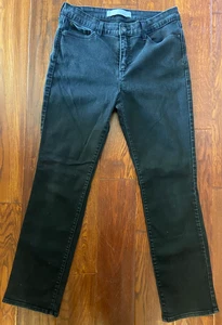 LEVI STRAUSS SIGNATURE TOTAL SHAPING GERADE SCHWARZE DAMENJEANS 14M 32 X 32 - Bild 1 von 6