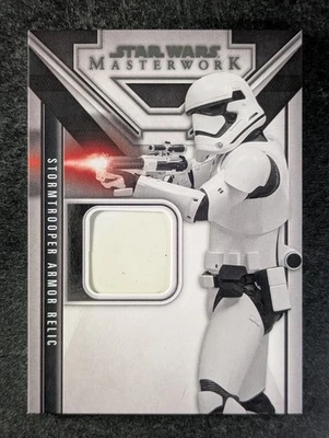 2024 Star Wars Masterwork Topps SAM WITWER As STORMTROOPER Patch Armor Relic SP - Image 1 of 3