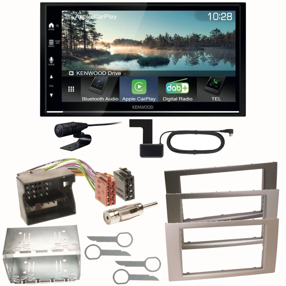 Kenwood DMX7722DABS Android Auto Einbauset für Ford Focus Fusion Galaxy S-Max - Bild 1 von 1