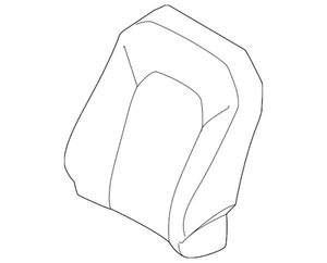 Genuine Ford Seat Back Cover MC3Z-2564417-CC - Picture 1 of 2