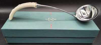 Lenox Holiday Hostess Punch Bowl Cucharón Porcelana e Inoxidable en Caja Original Foto 1 de 4