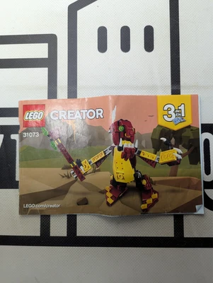 LEGO Creator 31073 Mythical Creatures 2018 ¡Manual de instrucciones solo 1 libro! Foto 1 de 2