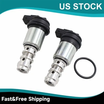 2x 917-244 Variable Valve Timing Solenoid VVT for BMW 545i 650i 750i X5 VANOS — 第 1/4 张图片