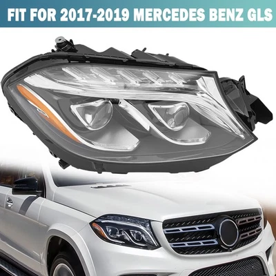 右右手侧 LED 车头灯适用于梅赛德斯-奔驰 GLS 450 2017-2019 全新 — 第 1/4 张图片