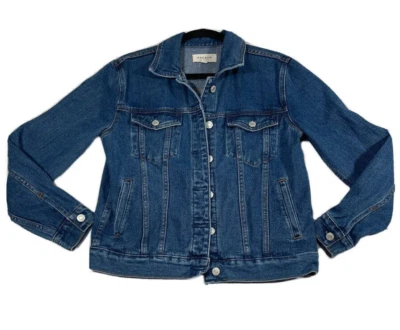 PacSun Trucker Jean Jacket Size Medium Blue Women's Denim Long Sleeve Button Up - Image 1 of 4