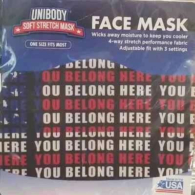 Unibody Soft Stretch  Masks One Size Fit Most Face Mask (LOC TUB MASK-2) - Image 1 of 4